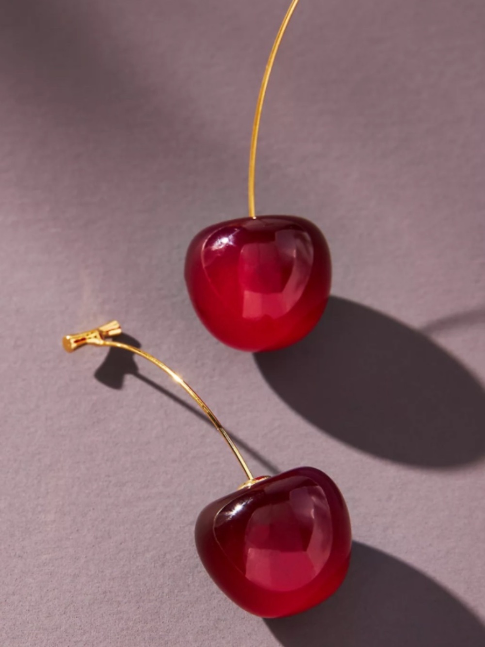 Cherry Drop Earrings by Anthropologie